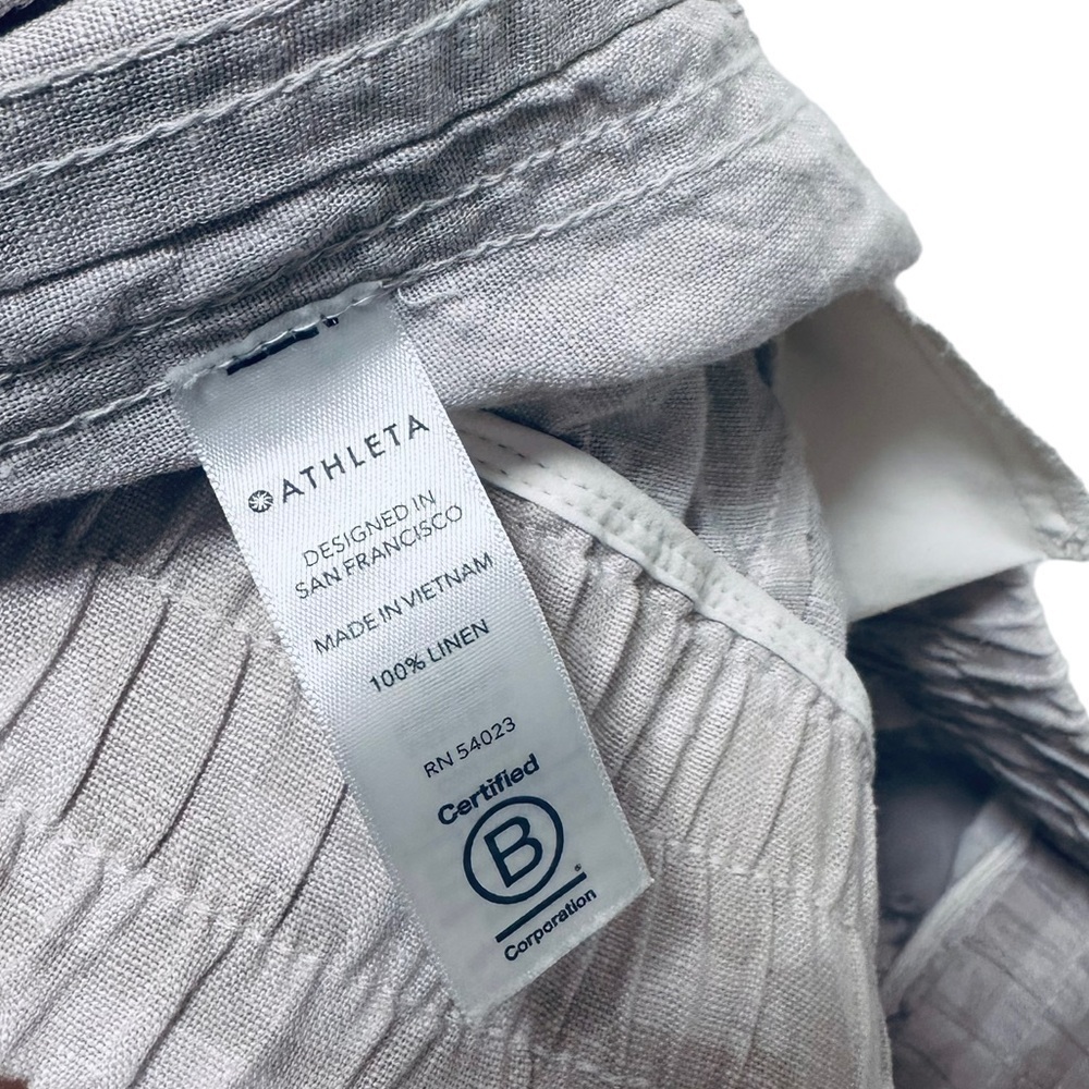 ATHLETA Cabo Tide Linen Camo Jogger size 4 - Picture 4 of 7